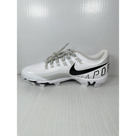 Nike Vapor Edge Shark Football Cleats Size 11.5 White/Black/Grey DQ5114-100 NEW main image 3